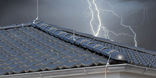 Äußerer Blitzschutz bei EGATECH GmbH in Pirna